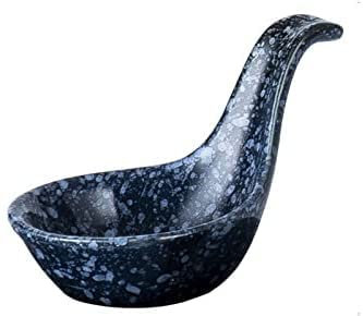 Salsera de porcelana Cubiertos de salsera, plato pequeño con bandeja, plato de fruta seca de caviar, plato de condimento para aperitivos, dispensador de aceite de cerámica creativo Cuchara de Ramen