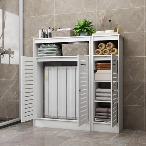 Copertura per termosifone, moderna mensola in legno, facile installazione, per soggiorno e camera da letto