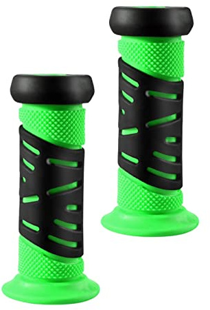 KBOLAE Empuñaduras de manillar de bicicleta para niños y niñas, color verde, 9,5 x 4 cm