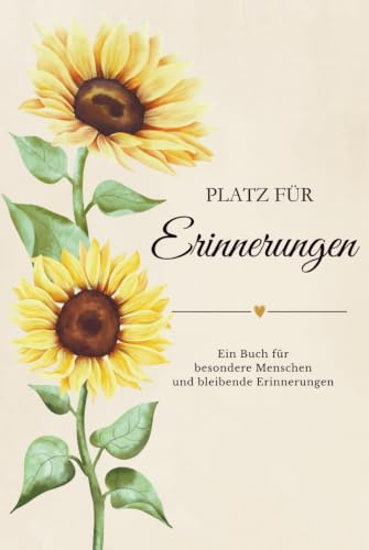 Platz für Erinnerungen: Erinnerungsbuch & Trauerbuch – Mit geführten Fragen | Kondolenzbuch und Gästebuch für Beerdigung und Trauerfeier
