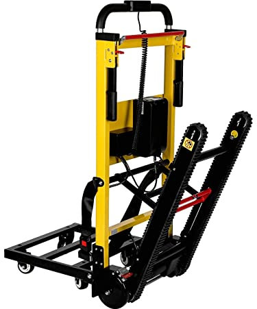 Carretillas De Mano Eléctricas Para Subir Escaleras 120w 24v Elevadores De Escaleras Artefacto De Escalada Sobre Orugas Silla De Ruedas Ligera Plegable Para Muebles Almacén