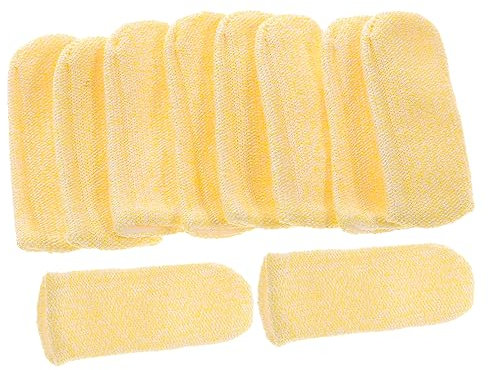 WATIIFUFU 10pcs Cut Resistant Thumb Covers for Kitchen Finger Protectors for Woodworking Chopping and Gardening High-Strength Safety Gloves for Finger