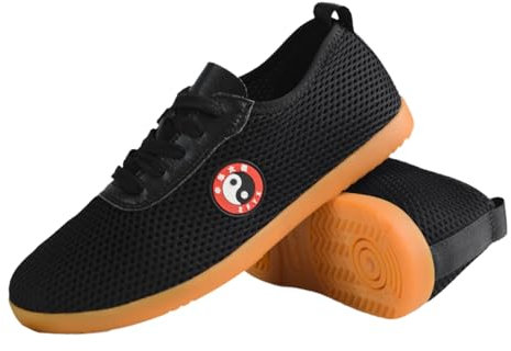 Kraftpaid Martial Wudang Kung Fu Schuhe,Damen Herren Sneaker Kampfsportschuhe,Kampfsport Sneaker,Atmungsaktiv,Anti-Rutsch,verschleißfest,für Kampfkunst Kung Fu Wushu Wing Chun Gymnastik