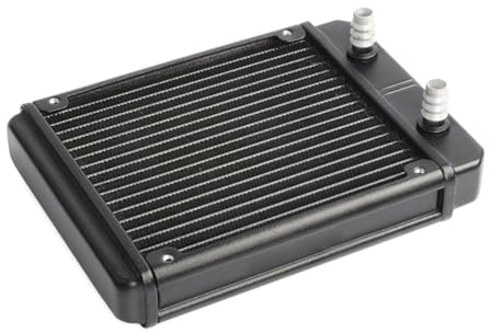 Computer-Kühler SRL120F10 für Kühlkörper, Flüssigkeitswärmetauscher, Kühlkörper, Aluminiumaustauscher, 18 Röhren, Wasserkühler, SRL120F10