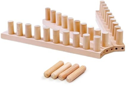 Manta de ganchillo con marco de madera, kit de manta de punto grueso, kit de tejer a mano, construcción de madera portátil, suministros de punto a mano ajustables, no requiere agujas para