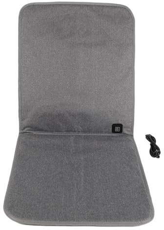 Feizikaw Sitzkissen Auto USB Heizkissen Outdoor Autositzkissen Winter Heizkissen (Light Gray, 43x90x0 7cm)
