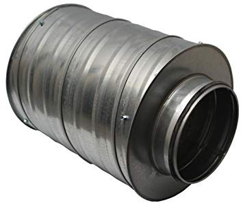 Silencieux tubulaire 80 mm x 30 cm