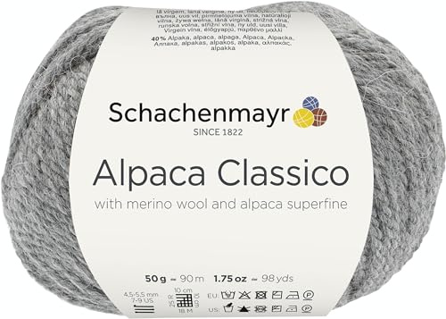Schachenmayr Alpaca Classico, 50 g de hilo para tejer a mano