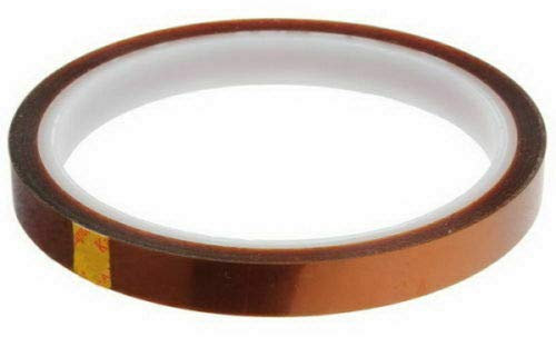 SENRISE Cinta resistente al calor, cinta adhesiva aislante impermeable para electricistas, 5-10 mm, 33 m, color marrón oscuro, para uso industrial