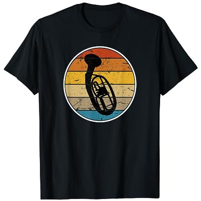 Vintage und Retro Tenorhorn Grafik T-Shirt