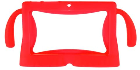 SOLUSTRE 7 Inch Silicone Gel Cover Case for Q88 Kids Tablet Pc with Dual Handles Comfortable Grip Scratch Dirt Collision Protection Easy Access to Ports