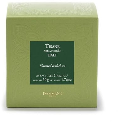 Tisane aromatisée Bali de Dammann Frères 25 sachets poids net 50 g
