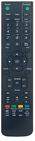 VINABTY RCC004-04 Replacement DVD TV Remote Control fit for Cello Neon C32100F C32100DVB C37109DVB3D