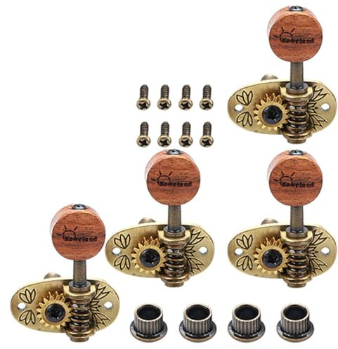 Vaguelly Gitarren-stimmwirbel-set 4-in-1-gitarren-stimmwerkzeug Universelle Gitarren-stimmwirbel Metall-gitarrenwirbel für Anfänger