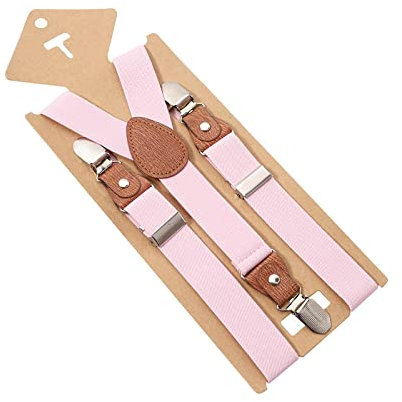 IMOSEI Hosenträger Suspender Kindergürtel Baby Jungen Mädchen Hosenträger 3 Clip-On Y-Back Hosenträger Elastische Kinder Verstellbarer Hosenträgerring Bärenklammer 3
