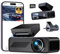 Pelsee P1 Duo 4K Dashcam Auto Vorne Hinten mit 5G Wi-Fi, 64GB SD Karte, 1,5'' IPS Display Dual Auto Kamera mit 24H Parküberwachung, Super Nachtsicht, 170° Weitwinkel, APP, G-Sensor, Max 256GB