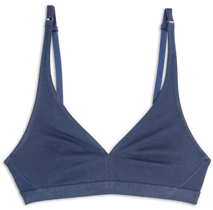 Cotonella, Reggiseno a Triangolo in Morbido Cotone Elastico - con Coppa Doppiata, Preformata, Senza Ferretto e Senza Imbottiture - Art. AD971