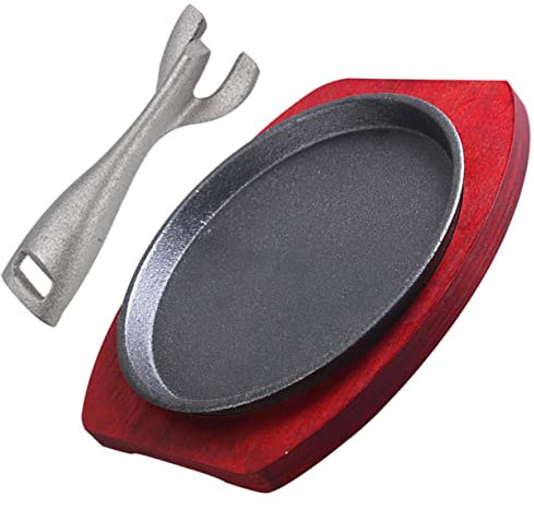 POPETPOP 1set Per Steak Antiaderente Con Base Per e Barbecue Per e Resistente e Facile