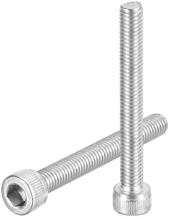 QUARKZMAN 10 Stück M6-1x50 Zylinderschrauben mit Innensechskant Zylinderkopfschrauben Edelstahl 304 Vollgewinde Innensechskantschraube Befestigungselemente für Maschinen