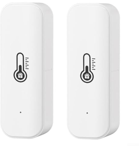 For Tuya Smart Wifi, For Zigbee Humidity Temperature Monitor, Indoor Temperature Humidity Detector Sensor, Smart Hygrometer Thermometer(2pcs wifi)