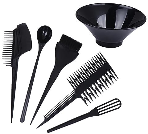 Beaupretty 6 Teiliges Set Haarfärbewerkzeuge Einweg Haarfärbe Zubehör Inklusive Färbeschale Pinsel Und Mischwerkzeugen Für Die Perfekte Haarfärbung Zu Hause