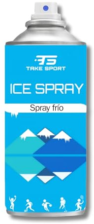 TS Take Sport® Spray Frío Instantáneo 400 ml – Hielo Instantáneo para Lesiones, Esguinces, Contusiones y Primeros Auxilios – Spray Profesional para Deportistas y Fisioterapia