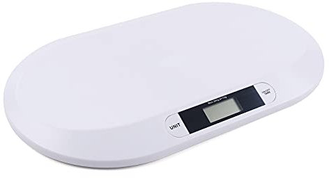 20 KG Elektronische Babywaage Digital Wiegefläche 55 * 32 * 2.7cm Digitalanzeige Kinderwaage LCD Size 6 * 2.1cm Körperwaage Ldeal Für Neugeborene Als Babywaage