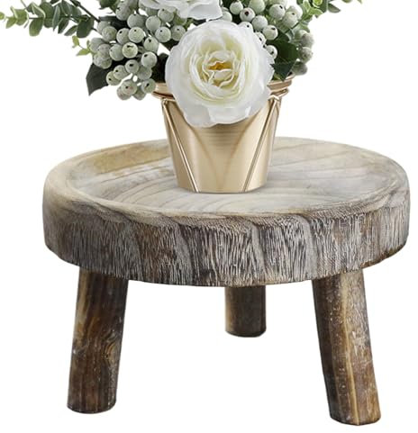 Generisch Wooden Plant Stands, Flower Pot Riser, Decorative Wood Planter Stool for Window, Apartment, Garden, Patio, Balcony, Stylish Stand for Indoor and Outdoor Use 527.77 Inch