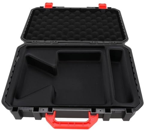 Oreilet Custodia per Mini Parabola Satellitare, Custodia Viaggio Impermeabile in Schiuma EVA Rigida con Chiusura Sicurezza per kit Alimentazione per Mini Parabola Satellitare