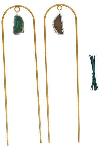 Milisten Traliccio in Metallo per Piante Rampicanti di Supporti per Giardino con Pendente Forniture da Giardino per Contenimento Vegetale
