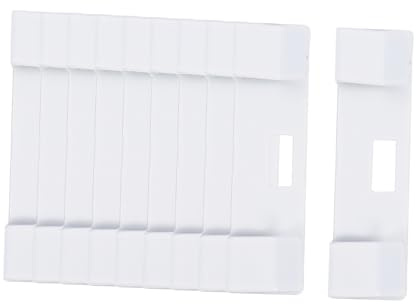 HONITANO 10 Piezas Pestañas de Reparación para Accesorios para Ventanas Fijadores de Listones Espacio y Instalación Compatible con Diversos Colores y Texturas