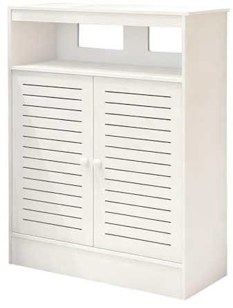 PVC Meter Box Cover Cabinet, Stylish Radiator Heater Valve Cover, Pipe Storage Cabinet for Living Room, Kitchen, Bathroom(52x90x20cm/20.4x35.4x7.8in)