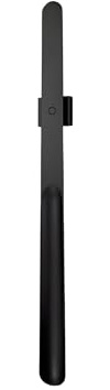 AtEaze® Magnetisk skohorn av trä med väggfäste | väggmontering (svart, 70 cm)