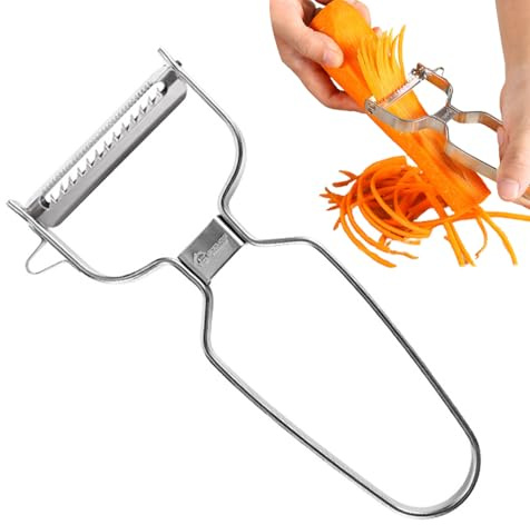 Sbucciatore Per Verdure - Utensile In Acciaio Inossidabile Per Pelare,Sbucciatore Per Alimenti | Per Uso Domestico E In Ristorante Per La Sbucciatura Di Verdura, Frutta, Patate E
