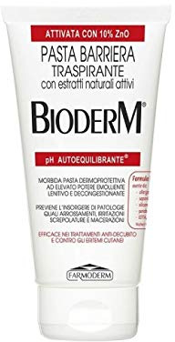 FARMODERM Srl Bioderm Pasta Barriera Allo Zinco - Flacone Da 150 Ml, Bianco