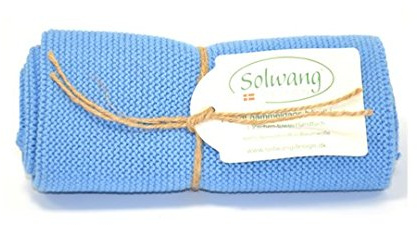 Solwang Handtuch in Hellblau staubig, Küchentuch aus Baumwolle