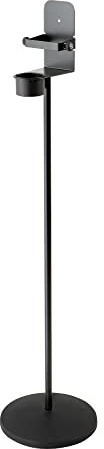 K&M Desinfektionsmittelständer - 80310 mit Klemmbügel, schwarz