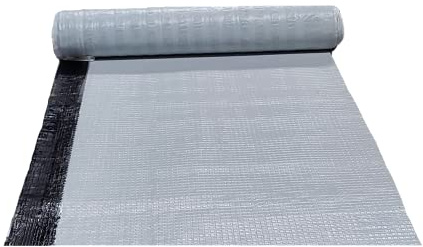 DSTOCK60 - Rouleau 2 Mètres de chape bitume paxalu blanc – Largeur 1 m – Couvre 2m² - Découpe au mètre - Etanchéité souple pour toiture, cabane, niche...