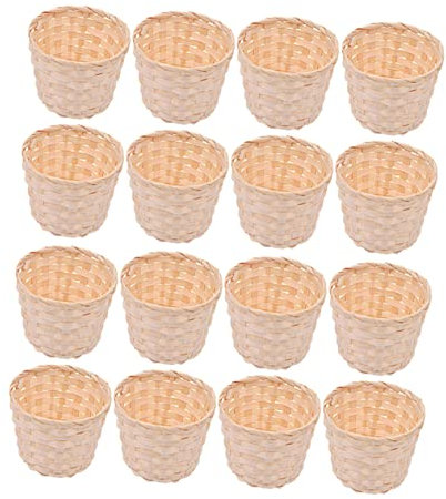 16pc Woven Blume Körbe Für Decor Lagerung Woven Korb Für Party Favors Handwerk