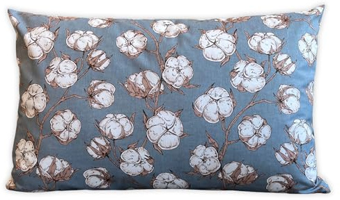Kissenbezug 40x60 cm - Kopfkissenbezug 100% Baumwolle, Kissenhülle mit Reißverschluss, ideal zum Schlafen und Dekokissen, weich & atmungsaktiv, ohne Füllung, pflegeleicht, Viele Bunte Muster