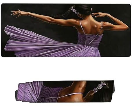 Large Mouse Mat 1600x800x3mm,Mouse Pad Purple Desk Mat,Gaming Mouse Pad Girl Mouse Pads,Non Slip Desk Mat,Keyboard Mat with Water Resist Surface,Improved Precision and Speed,Desk Accessories RS-492