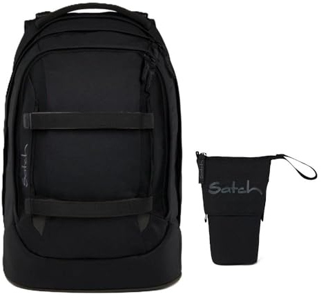 Satch Pack Schulrucksack Set 2tlg. inkl. Pencil Slider (Blackjack)