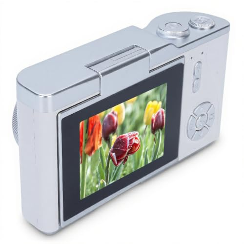 Digitalkamera, 1080p 48MP 2,4 -Zoll -HD -Display 18x Zoom Auto Focus Vlogging Camera Anti Shake Compact Point Camera für Jungen Mädchen Kinder Kids Seniors Student, Unterstützt