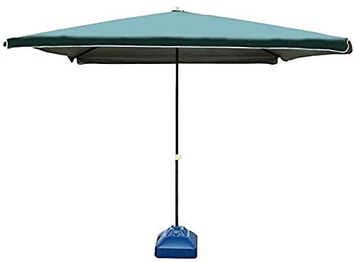 QYYZTQY 9Ft Quadrato Portatile Patio Ombrelloni per Tavolo Giardino Esterno, Ombrellone da Spiaggia Riparo, Vino Rosso-9 Ft/280cm
