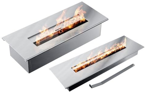 NbgrvB Coperta di sicurezza in fibra di calcio-magnesio silicato, confezione da 3, resistente al calore fino a 1206, bruciatori a bioetanolo e caminetti a gel 30101 cm