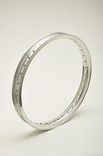 CERCHIO IN ALLUMINIO CON BORDO E PROFILO H PER MOTO D'EPOCA FINO ANNI 70 WHEEL RIM WM1 1,60 X 19 36 FORI