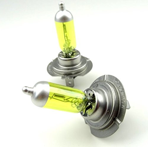 2x H7 AQUA VISION 12V 100W Jurmann® GELB YELLOW HALOGEN LAMPEN JURMANN