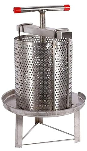 PreAsion Mesh Honey Press Machine Honey Extractor Beekeeping Stainless Steel Household Manual Honey Press