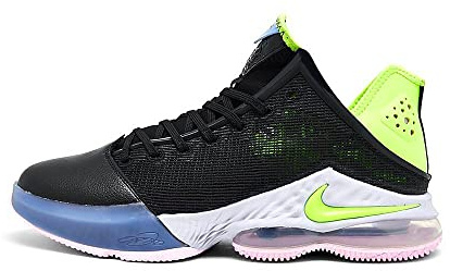 Nike Lebron 19 para hombre, Mineral de hierro ligero/negro/Moon Foss, 42 EU
