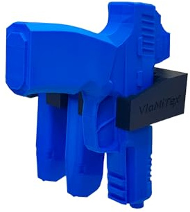 VlaMiTex H1 Waffenschrank Pistolen Halterung für Waffentresor (Für 1 Pistole + 2 Mag. - P1M2)